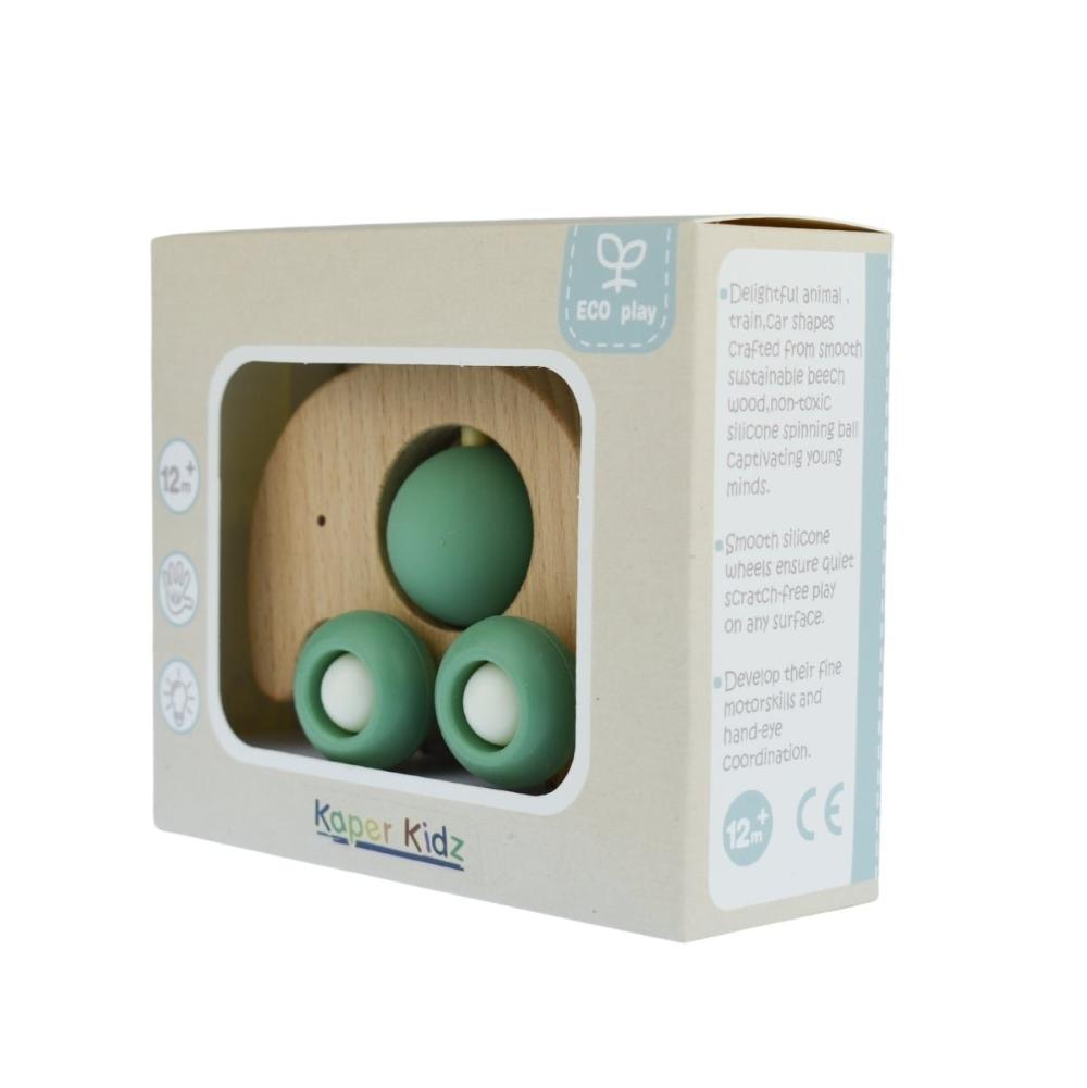 Play, Learn, and Roll Eco Spin Elephant - Green