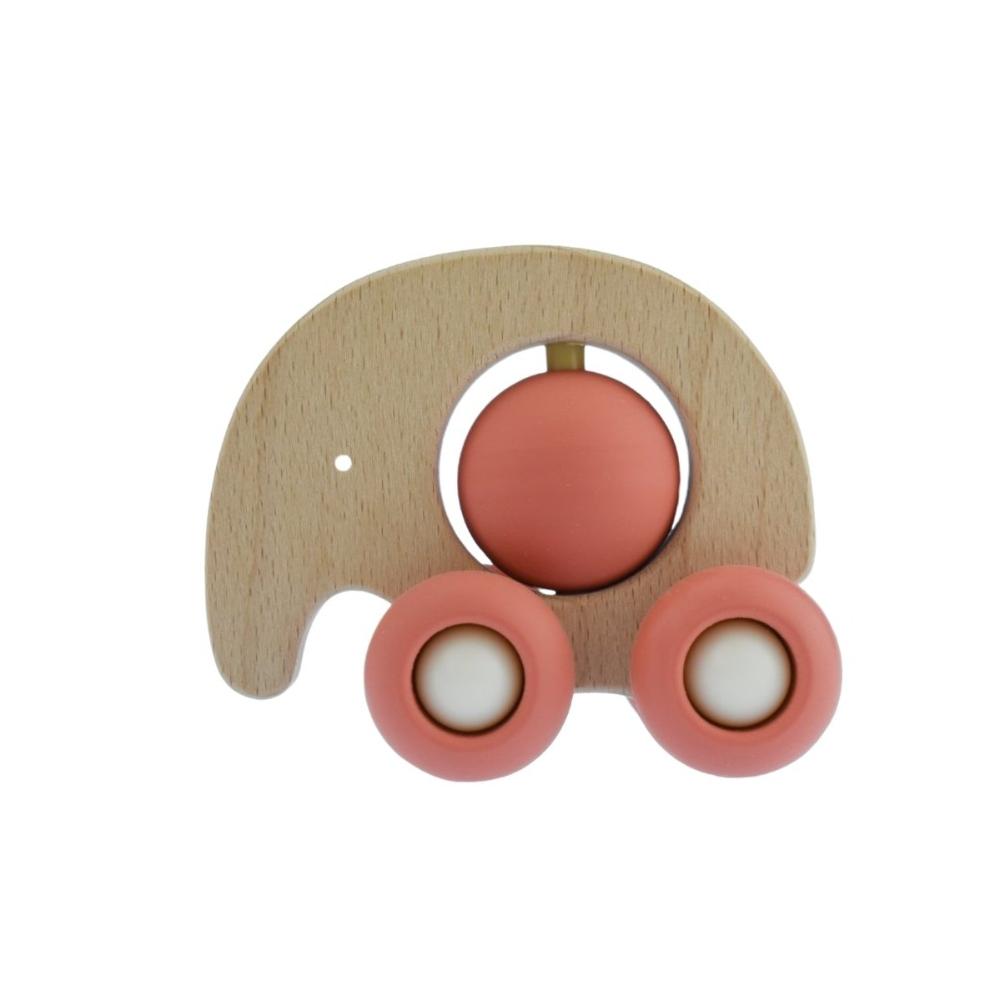 Play, Learn, and Roll Eco Spin Elephant - Red