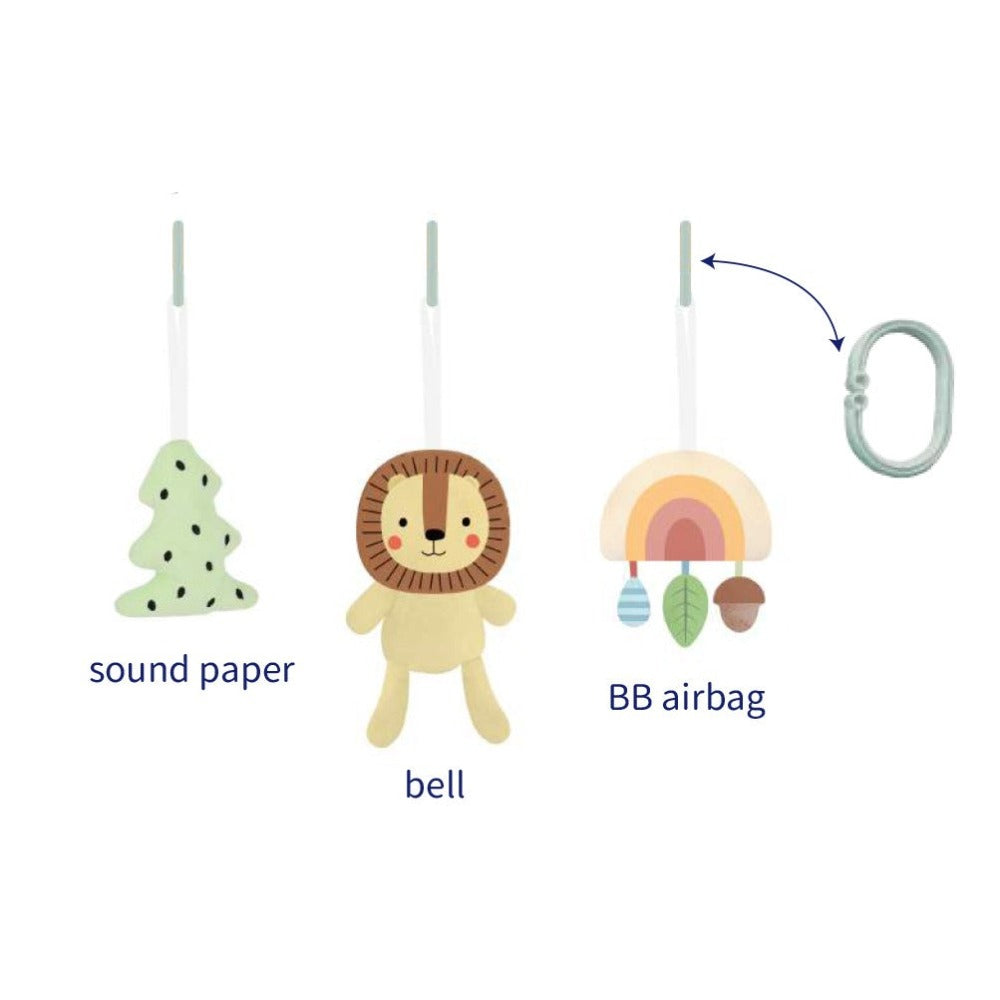 Playful Forest Friends Lion Baby Gym Set