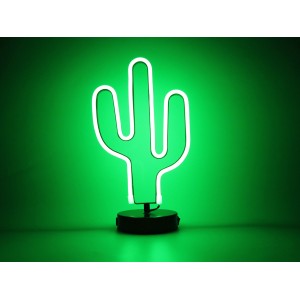 Playful Illumination LED Neon Lamp - Cactus