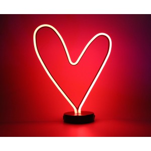 Playful Illumination LED Neon Lamp - Heart