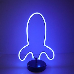 Playful Illumination LED Neon Lamp - Rocket