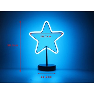 Playful Illumination LED Neon Lamp - Star