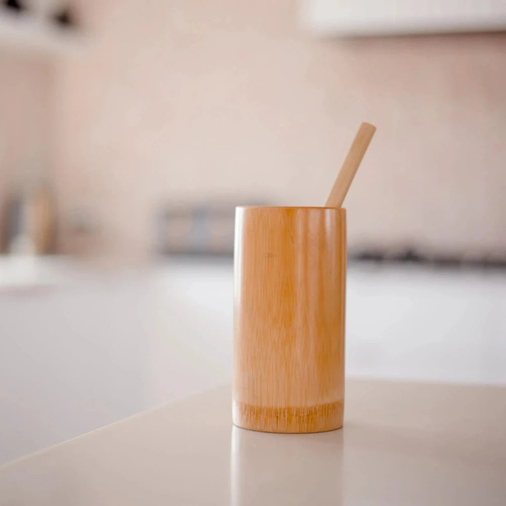 Playtime Child Bamboo Cup with Straw