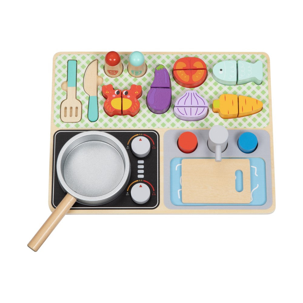 Playtime Wooden Little Kitchen Play Set