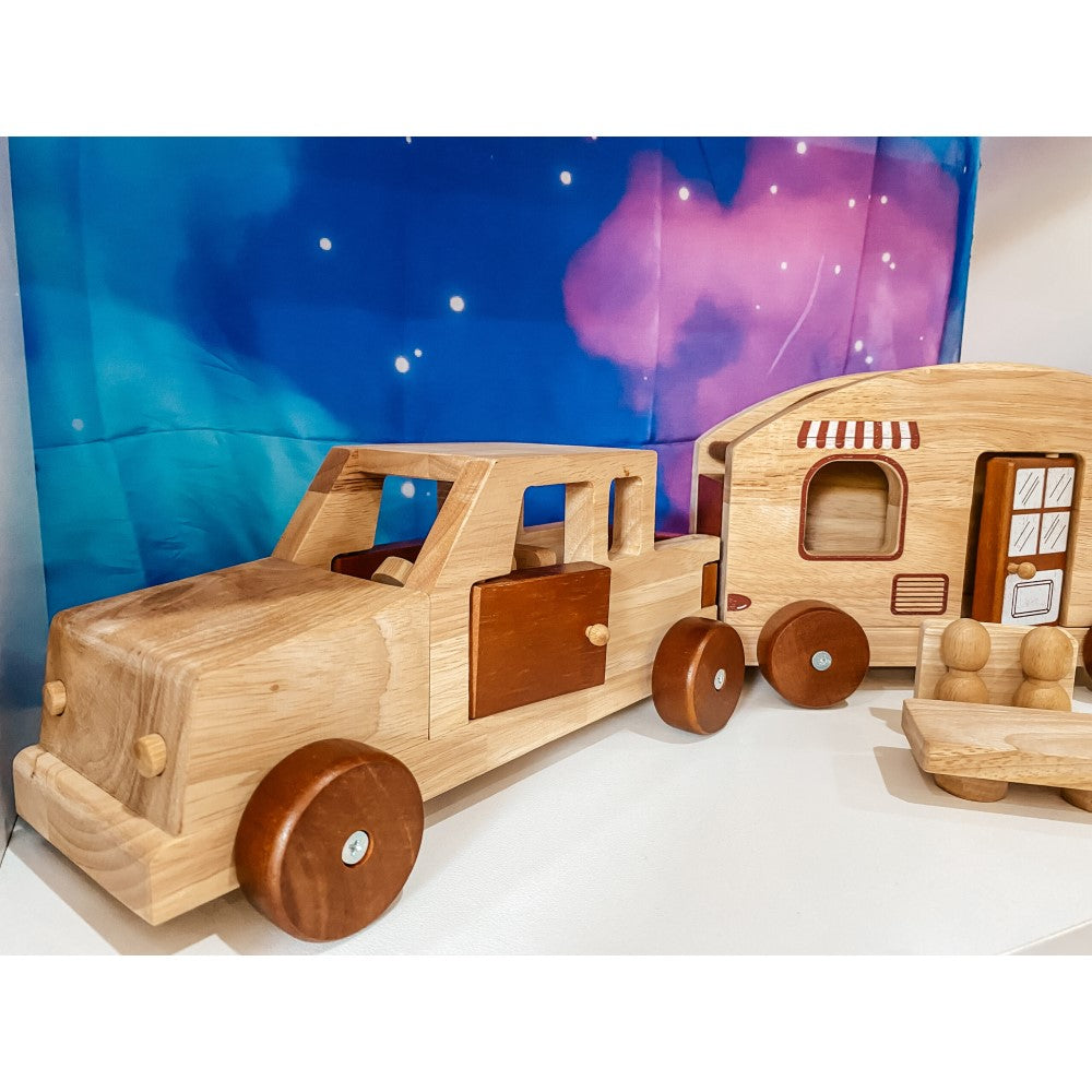 Playtime Wooden Miniature Camper Van