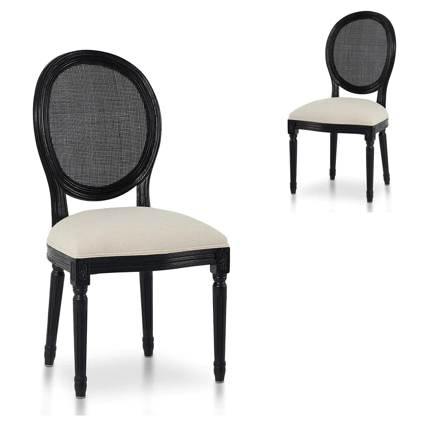 Plush Essence Dining Chair - Black (Set of 2)