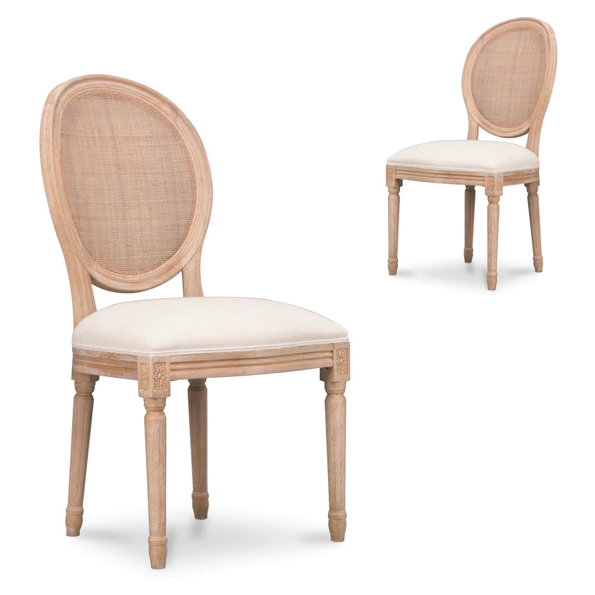 Plush Essence Dining Chair - Natural (Set of 2)