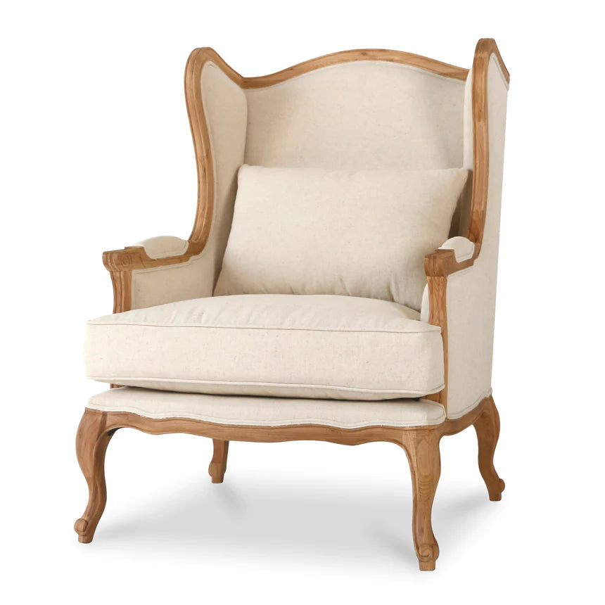 Plush Paradise Lounge Armchair - Light Beige