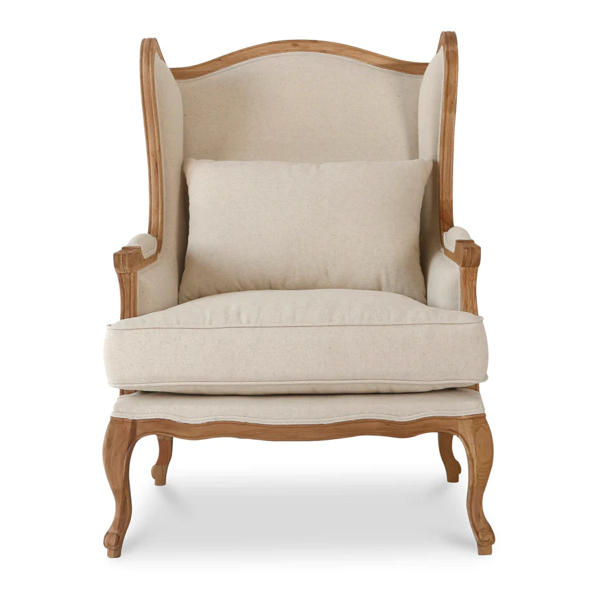 Plush Paradise Lounge Armchair - Light Beige