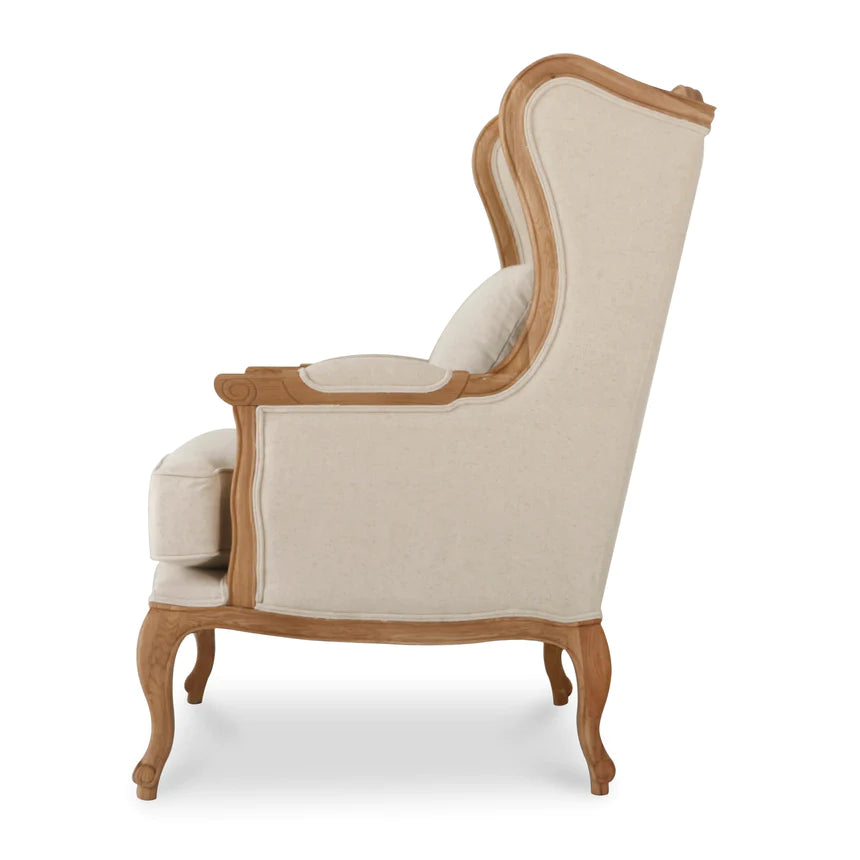 Plush Paradise Lounge Armchair - Light Beige