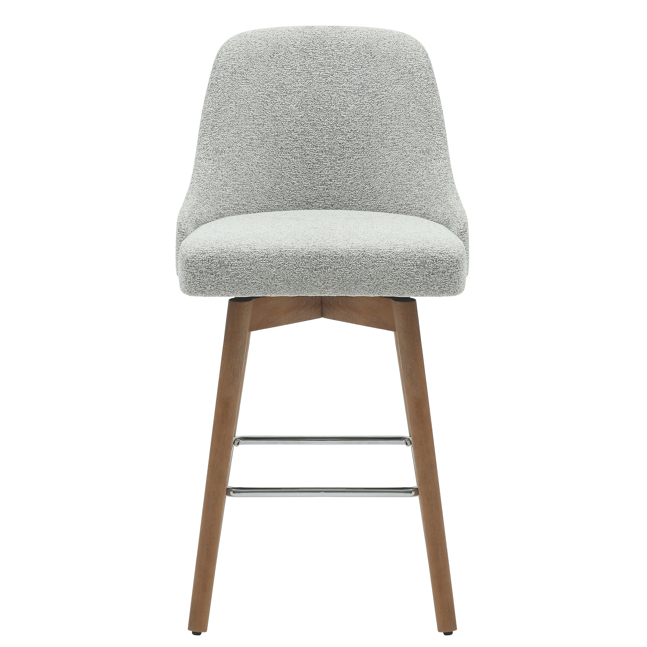 Plush Upholstered Kitchen High Barstool