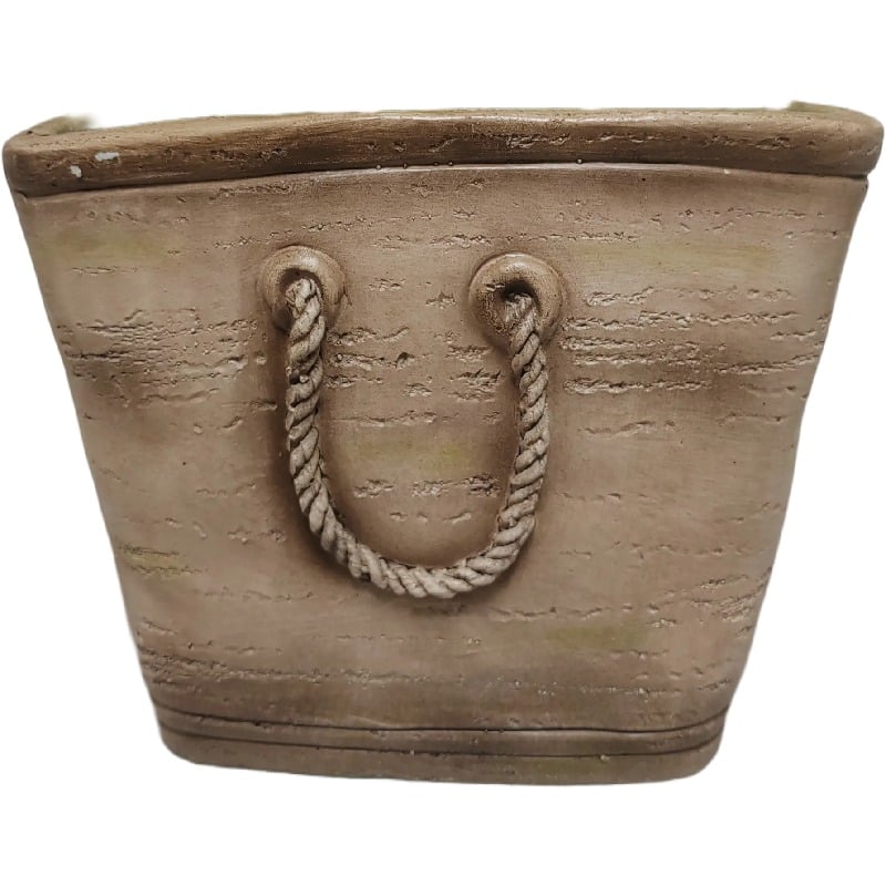 Polyresin Handbag Planter with Hole Plug