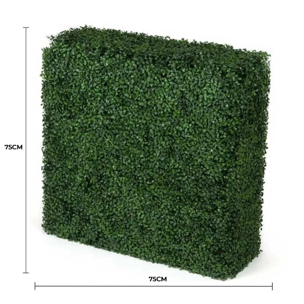 Portable UV Resistant Boxwood Hedge 75 x 75cms