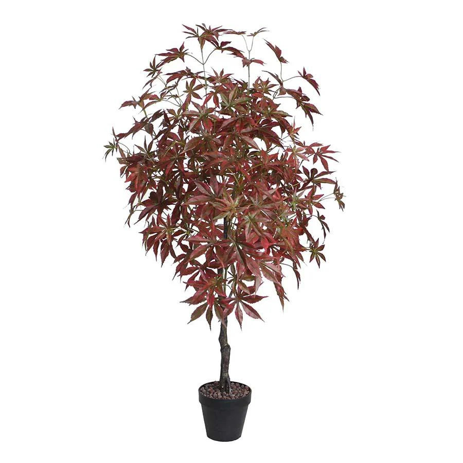 Potted Artificial Japanese Autumn Maple Tree - 120cms