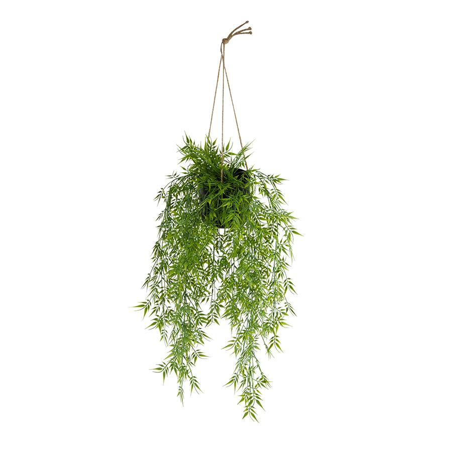 Potted Hanging Artificial Willow on Rope - 31x105cms