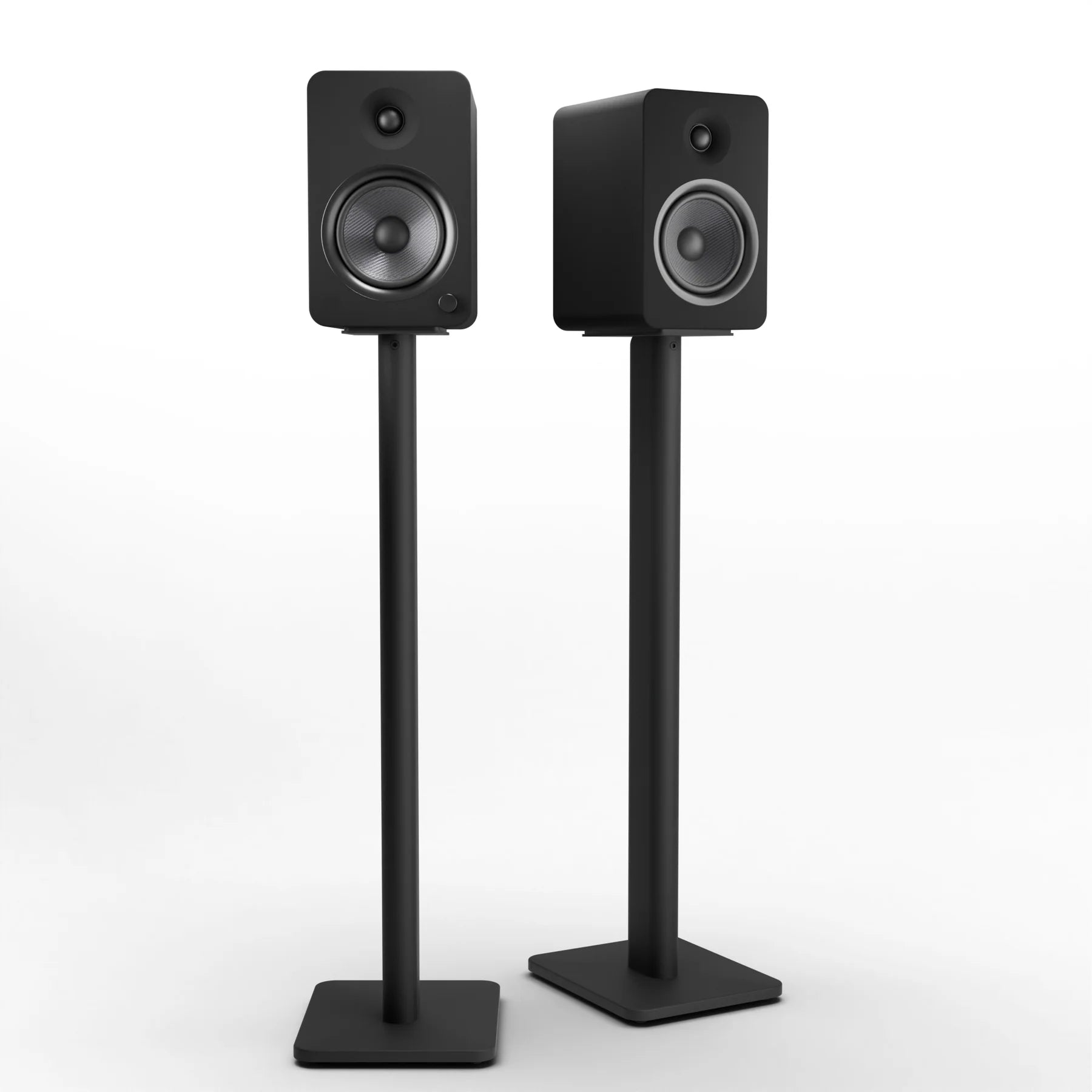 Powered Bookshelf Speakers Bluetooth Black - 81.28cms