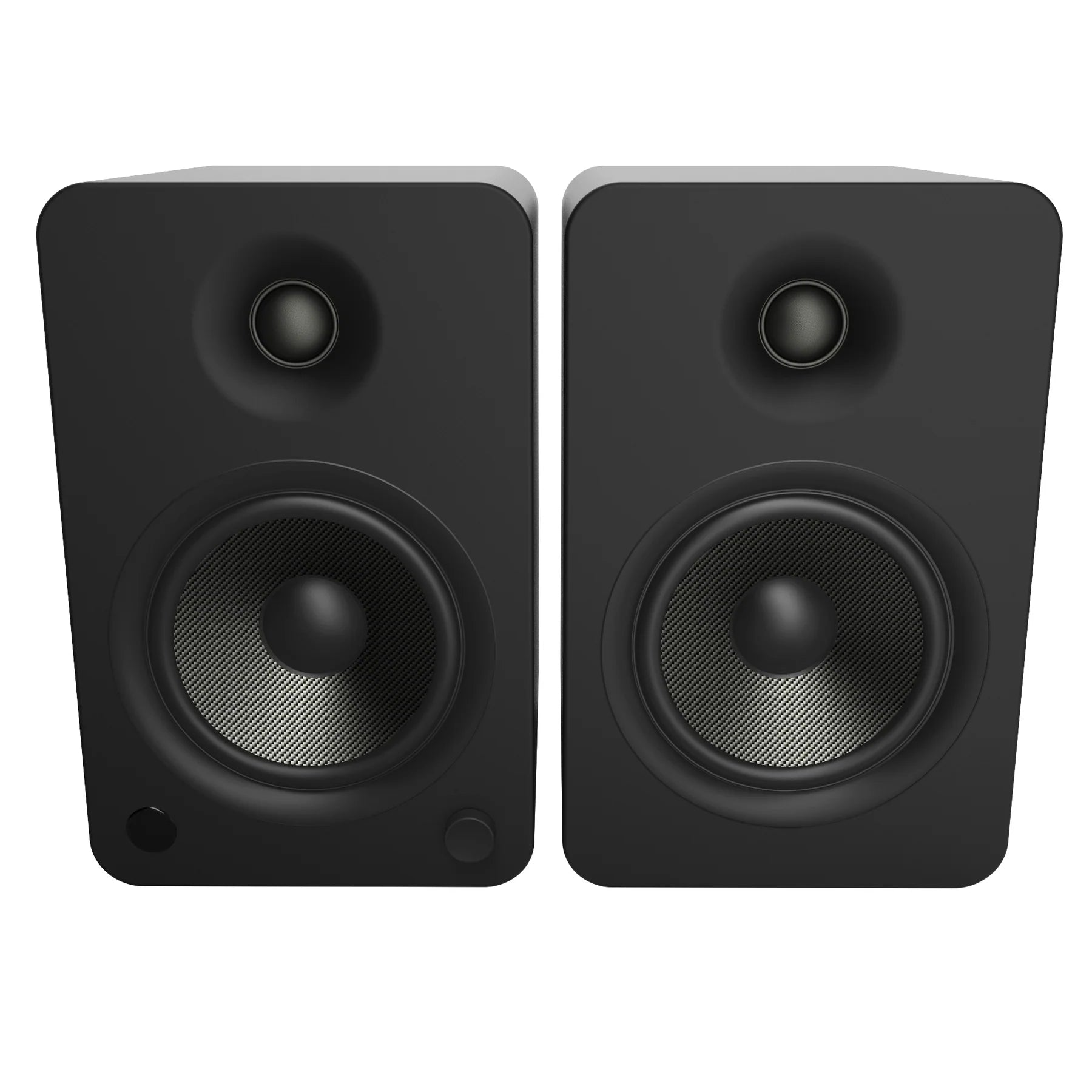 Powered Bookshelf Speakers Bluetooth Black - 81.28cms