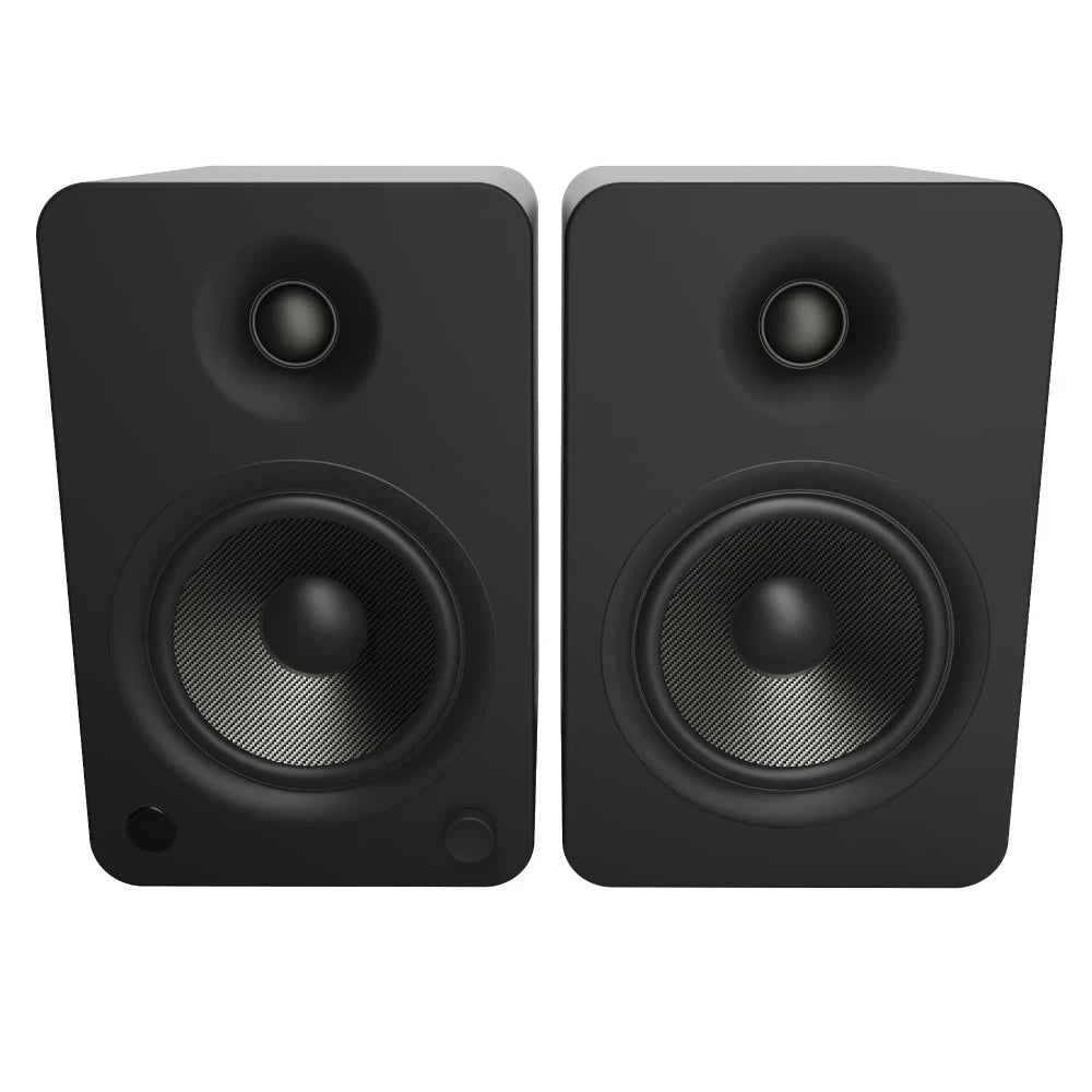 Powered Bookshelf Speakers Bluetooth Black - 55.88cms