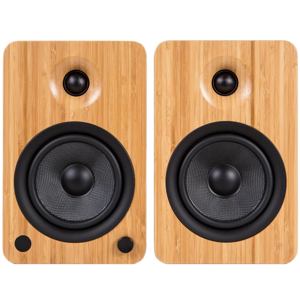 Powered Speakers Bluetooth with Stand Bamboo - 66.04cms