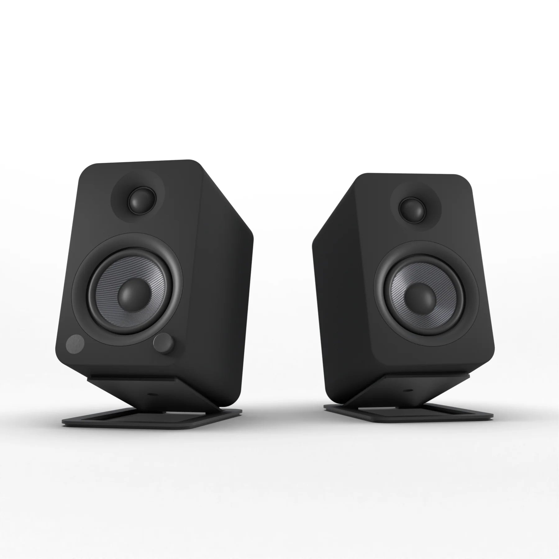 Powered Bookshelf Speakers with Bluetooth - Black