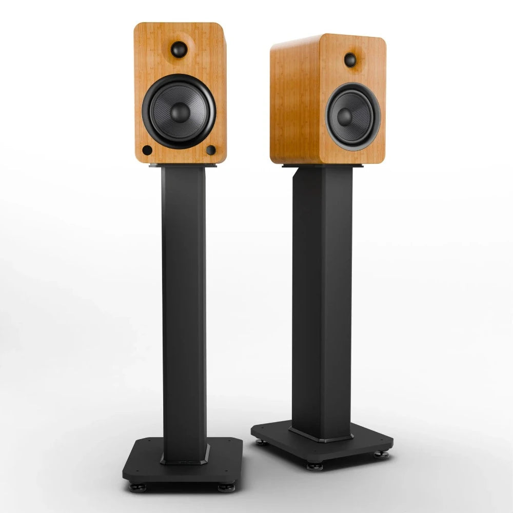 Powered Speakers Bluetooth with Stand Bamboo - 66.04cms