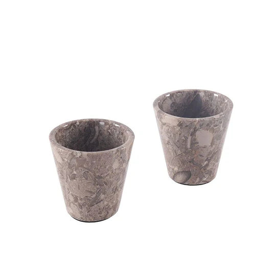 Premium Marble Tequila Shot Glasses - Grey