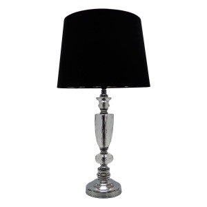 Premium Quality Crystal Table Lamp - Black Shade