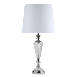 Premium Quality Crystal Table Lamp - White Shade