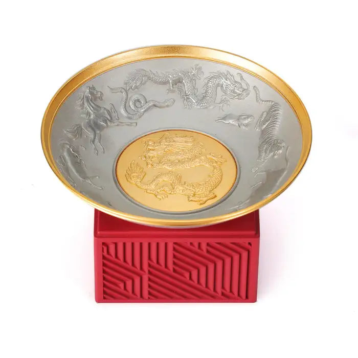 Prosperity 2024 Year of the Dragon Pewter Wealth Bowl