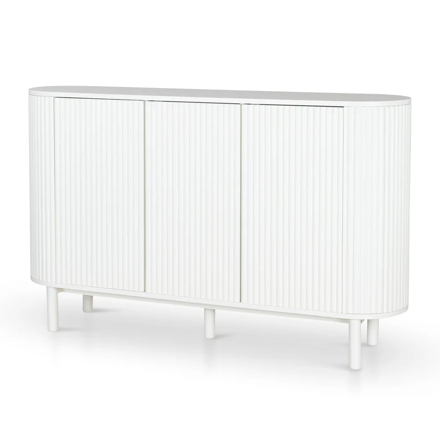 Pure Elegance Full White Sideboard Unit - 160cms