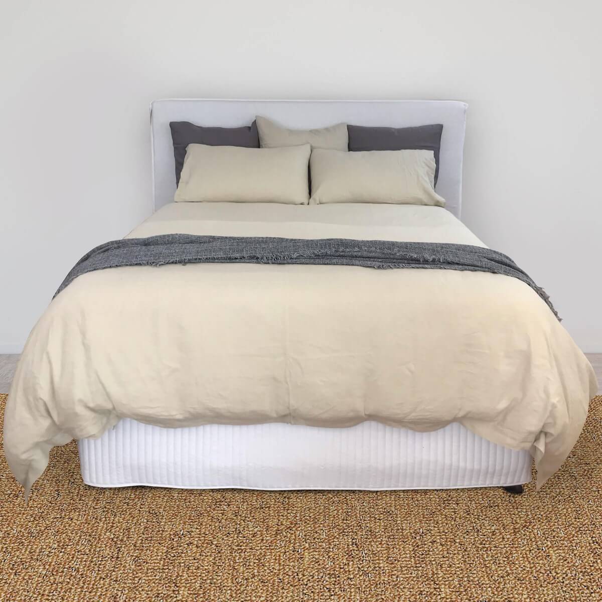 Pure Linen Luxury Doona - Buckwheat (Available in 2 Sizes)