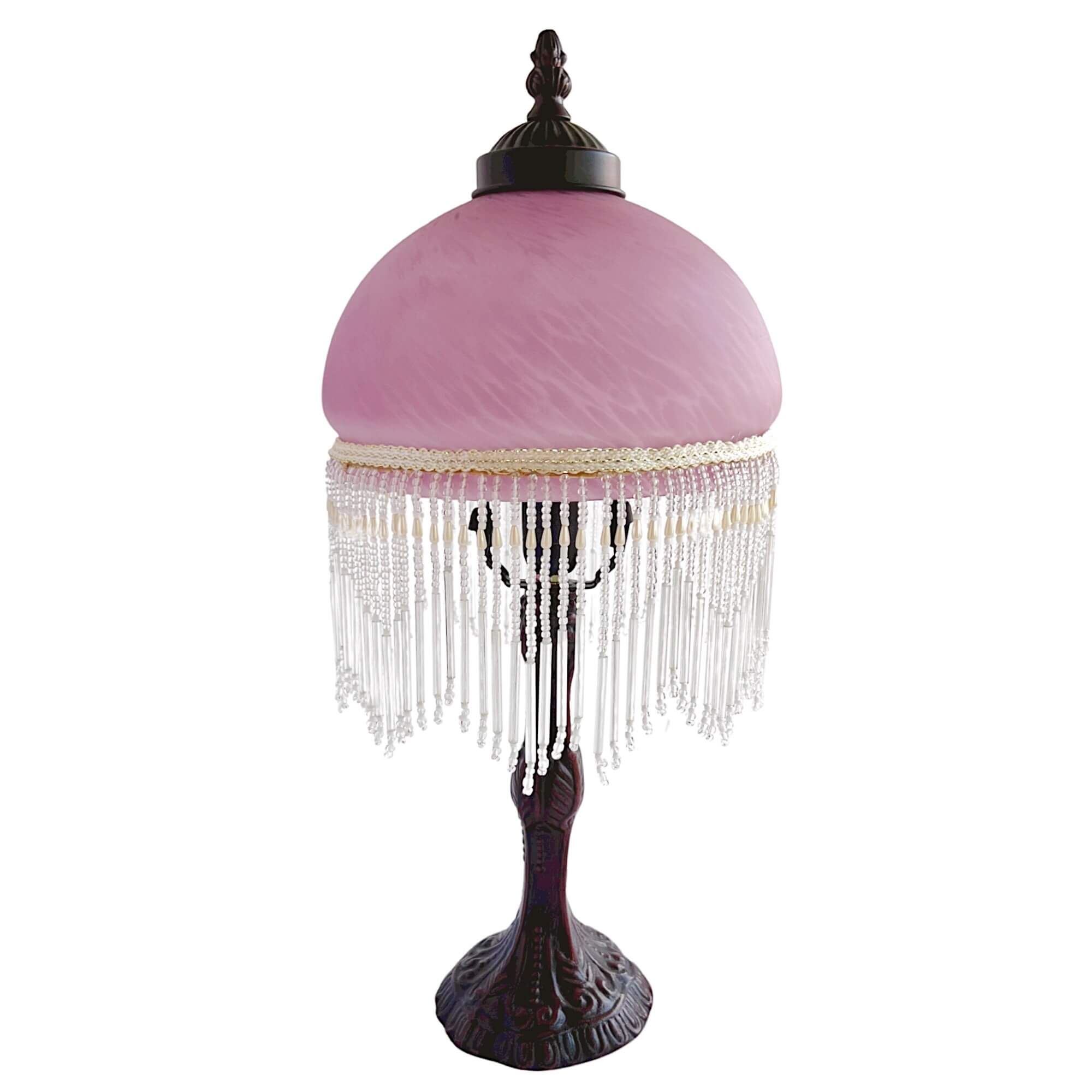 Victoria Beaded Glass Table Lamp (Available in 4 Colors)