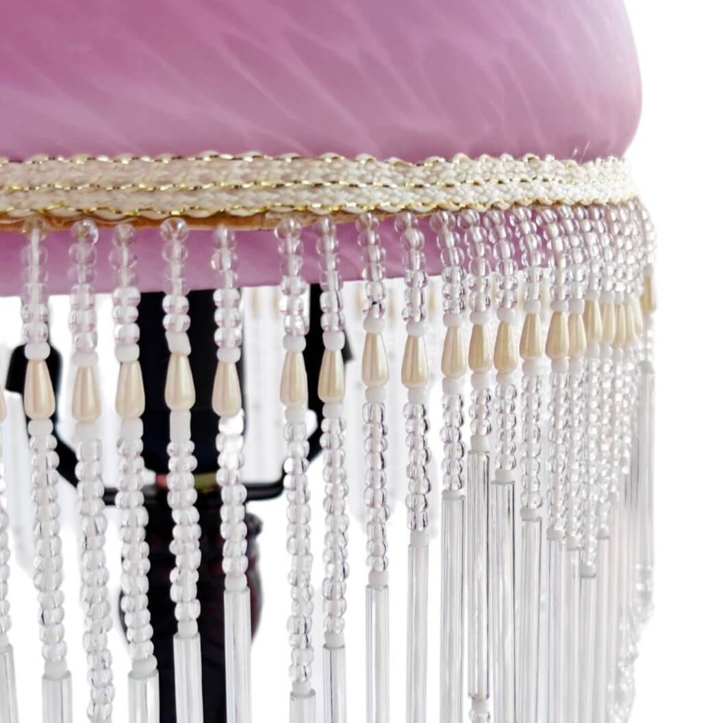 Victoria Beaded Glass Table Lamp (Available in 4 Colors)