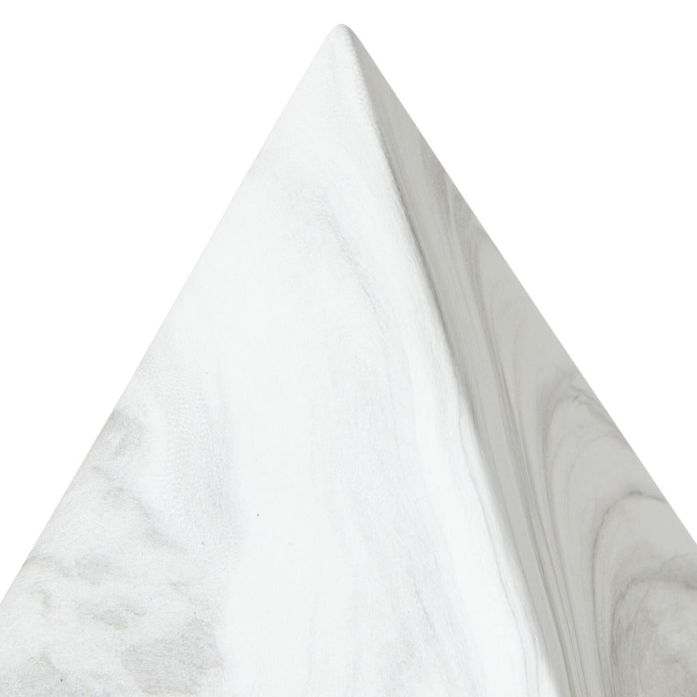 Pyramid Accent Trinket Box White (Choose from 2 Sizes)