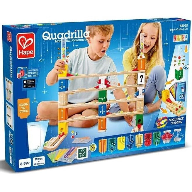 Quadrilla Marble Run: Unlock Coding Adventures