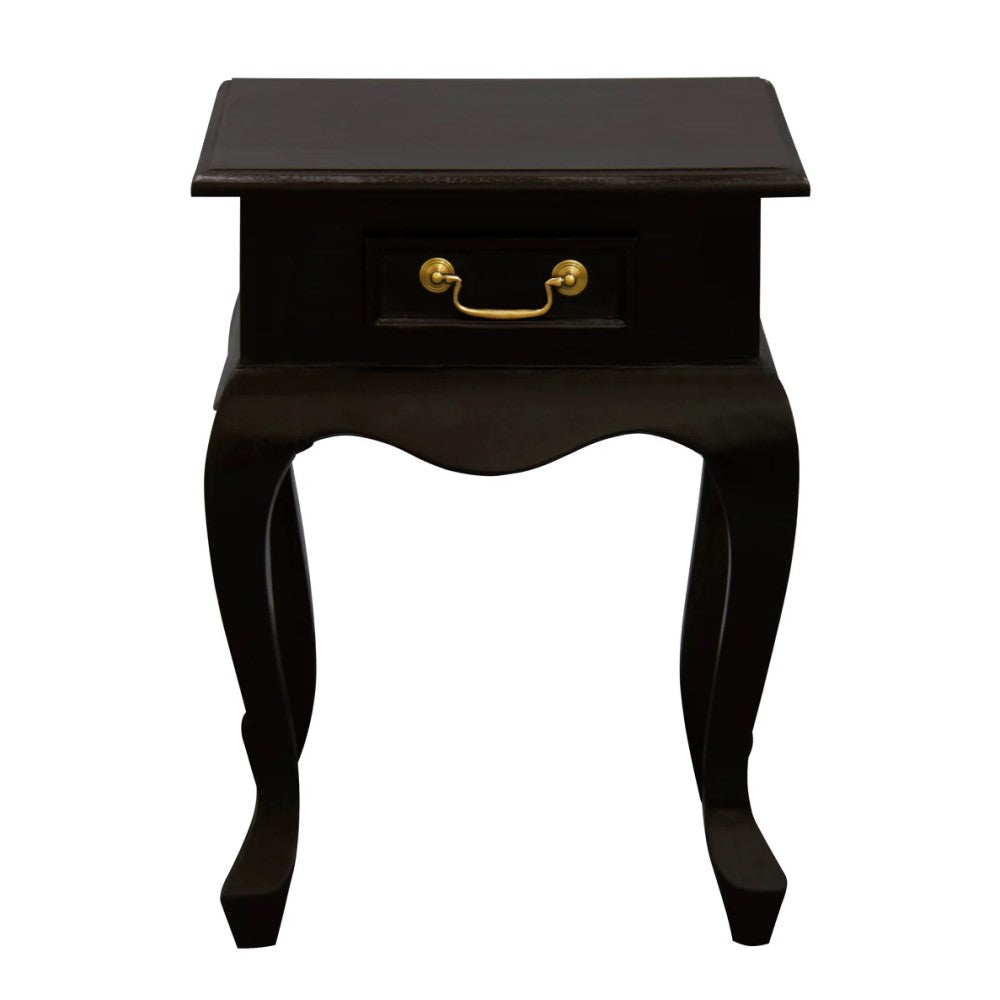 Queen Anne Classic 1-Drawer Lamp Table - 45cms