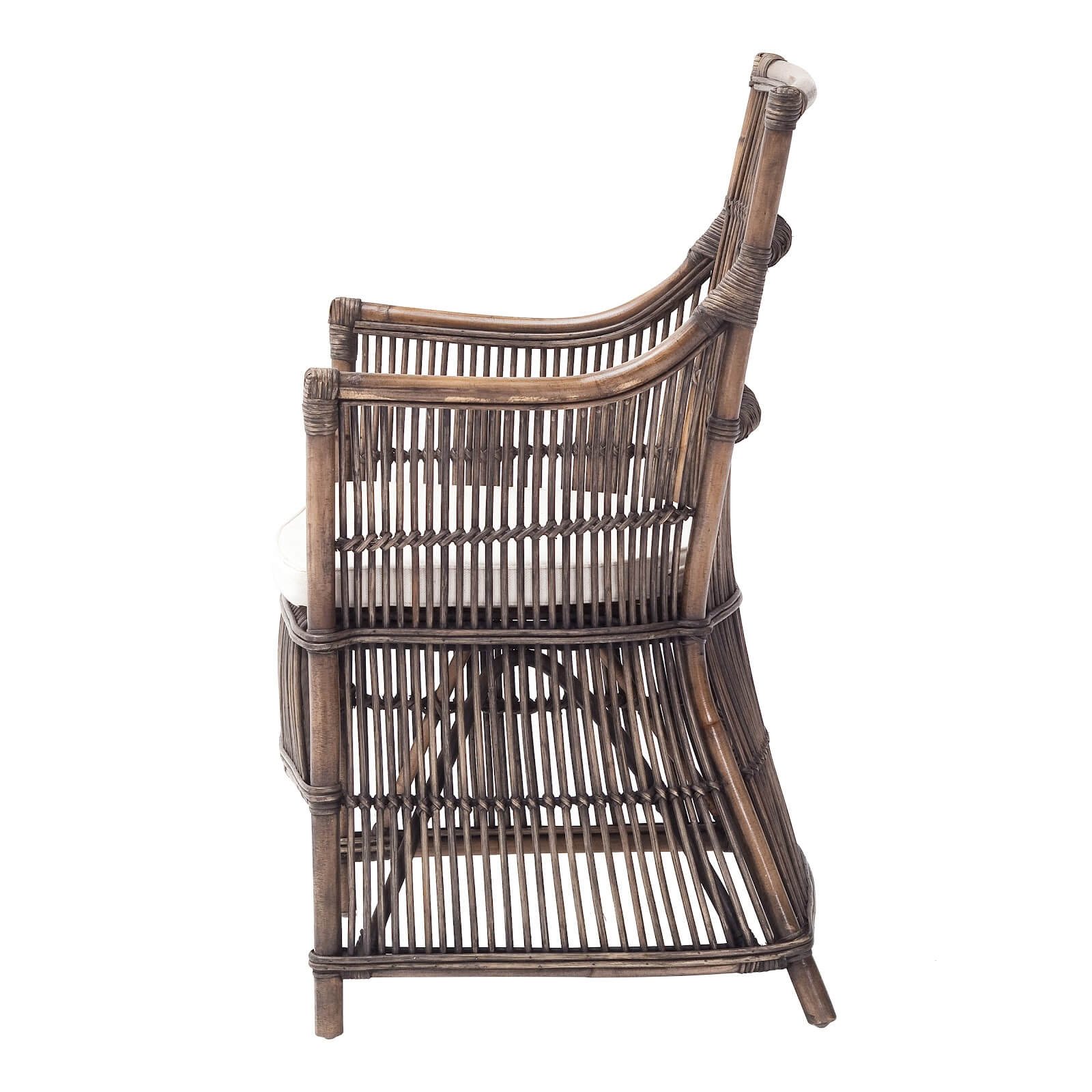 Queen Consort Woven Rattan Armchair Set of 2