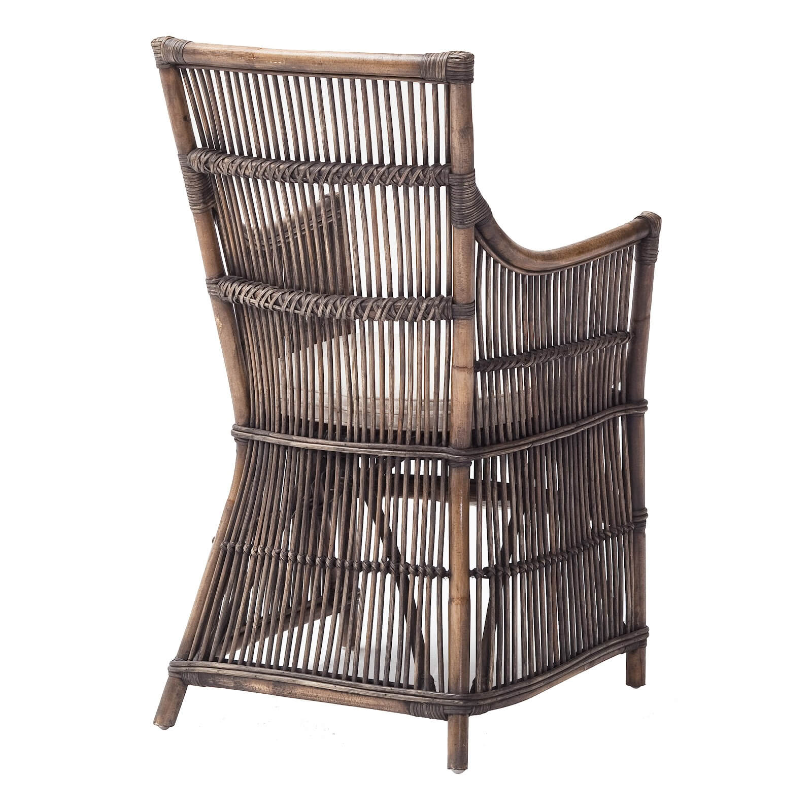 Queen Consort Woven Rattan Armchair Set of 2