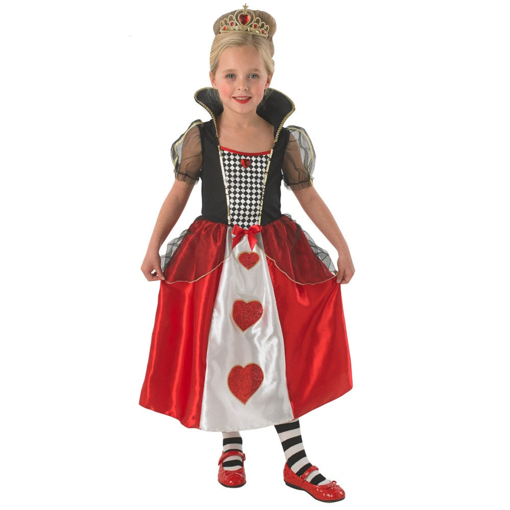 Queen Of Hearts Girl's Costumes (Available in 3 Sizes)