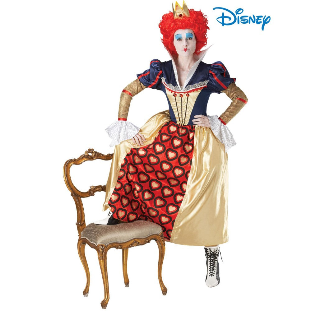 Queen Of Hearts Premium Women's Costumes (Available in 3 Sizes)