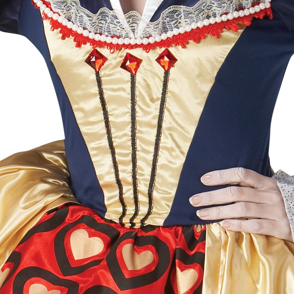 Queen Of Hearts Premium Women's Costumes (Available in 3 Sizes)