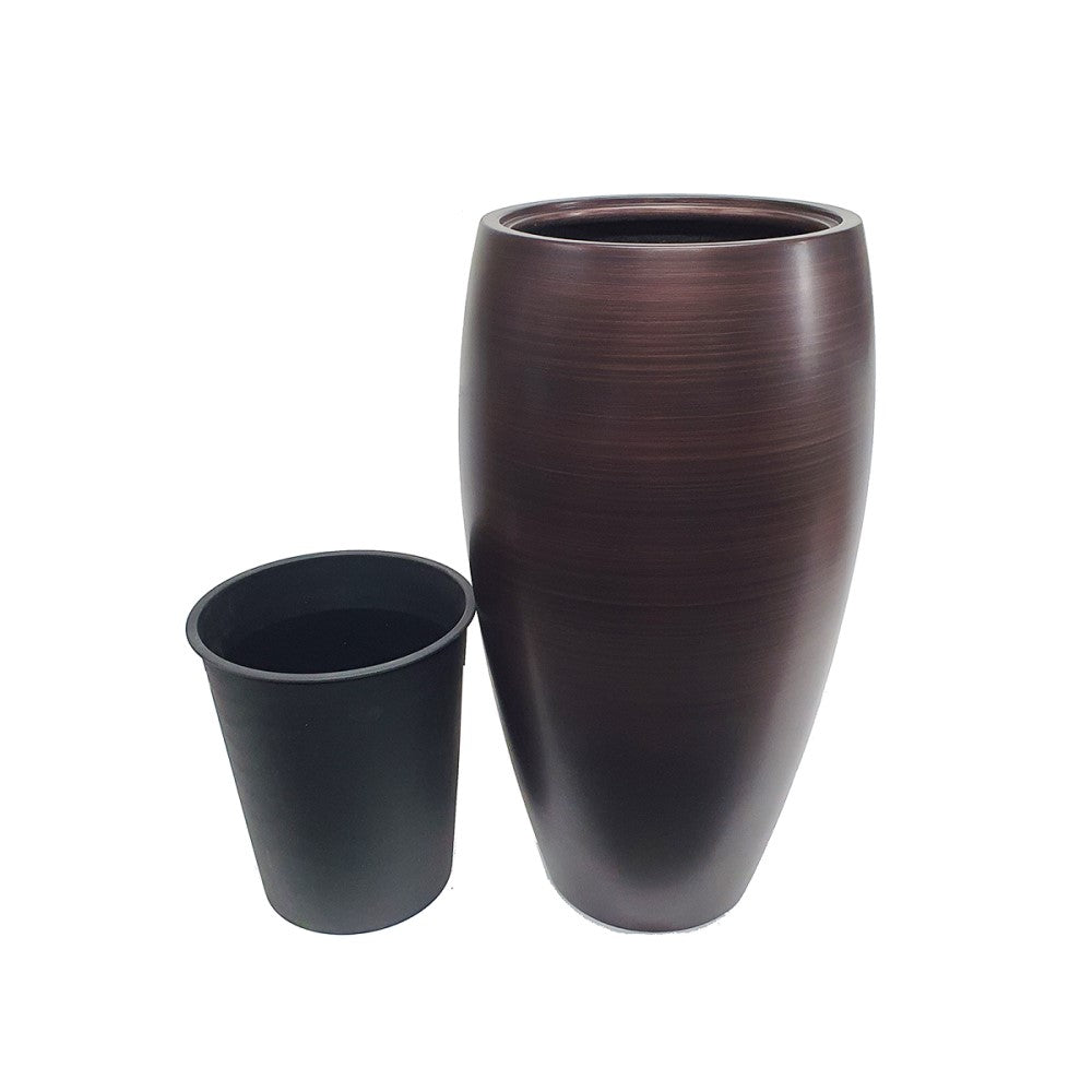 Radiant Brown Medium Sized Indoor Planter Pot 65cms