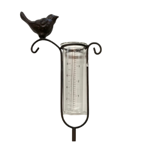 Bird Garden Rain Gauge