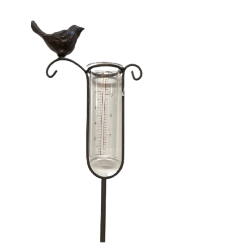 Bird Garden Rain Gauge