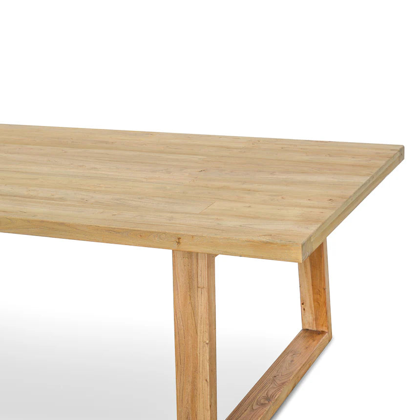 Reclaimed Elm Dining Table 240cms - Natural