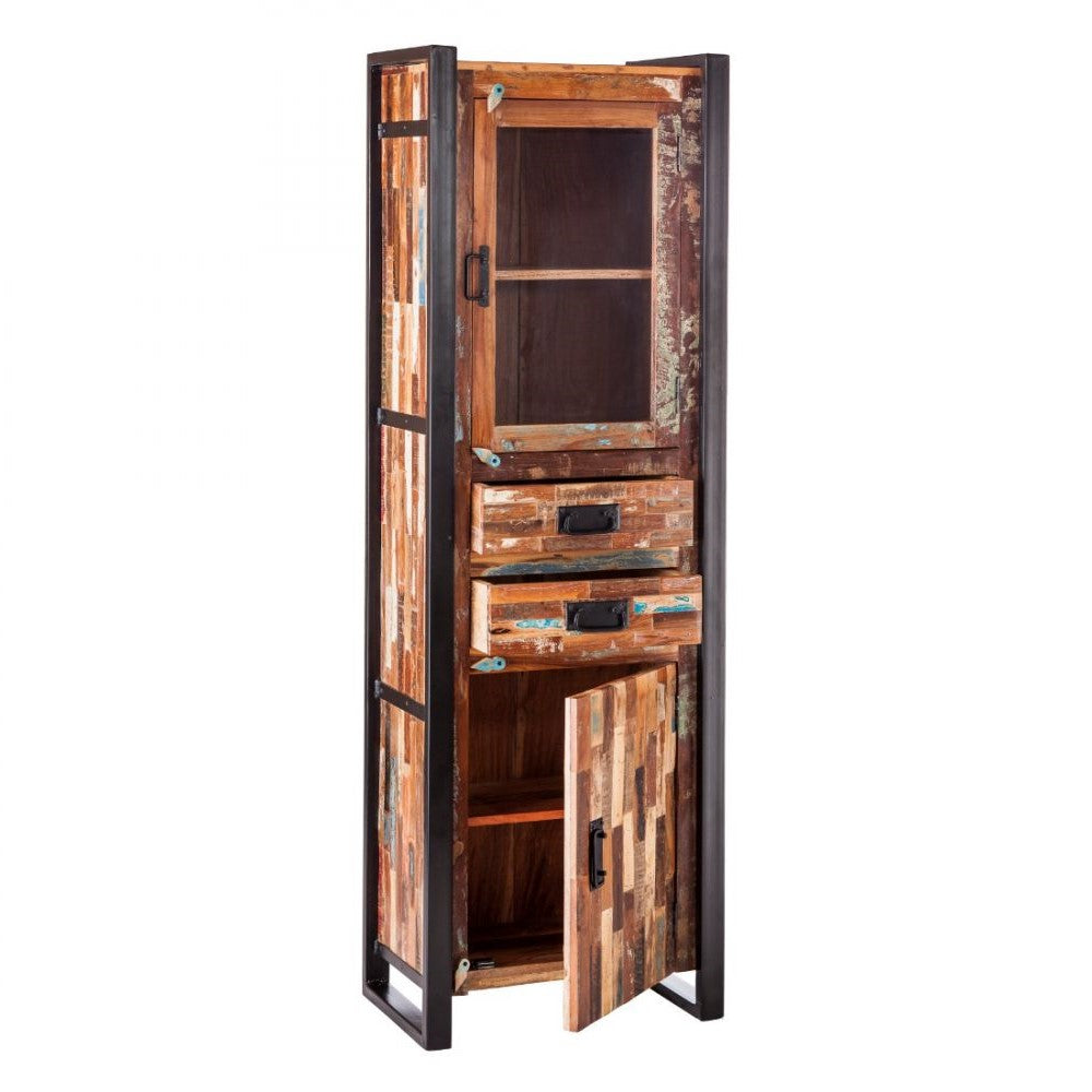 Reclaimed Shabby Storage Cabinet Tower