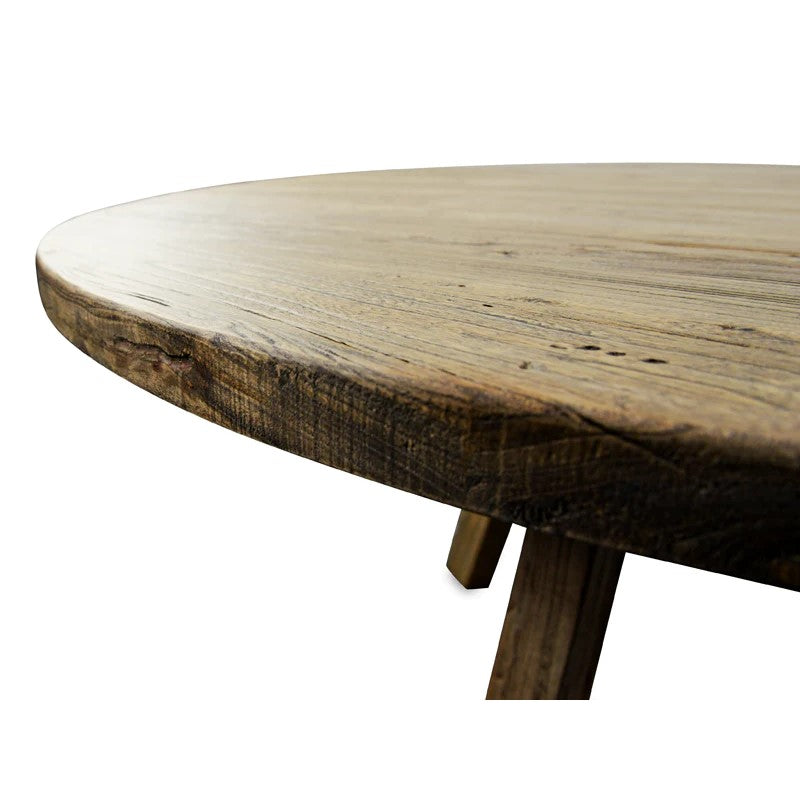 Reclaimed Wooden Dining Table 125cms