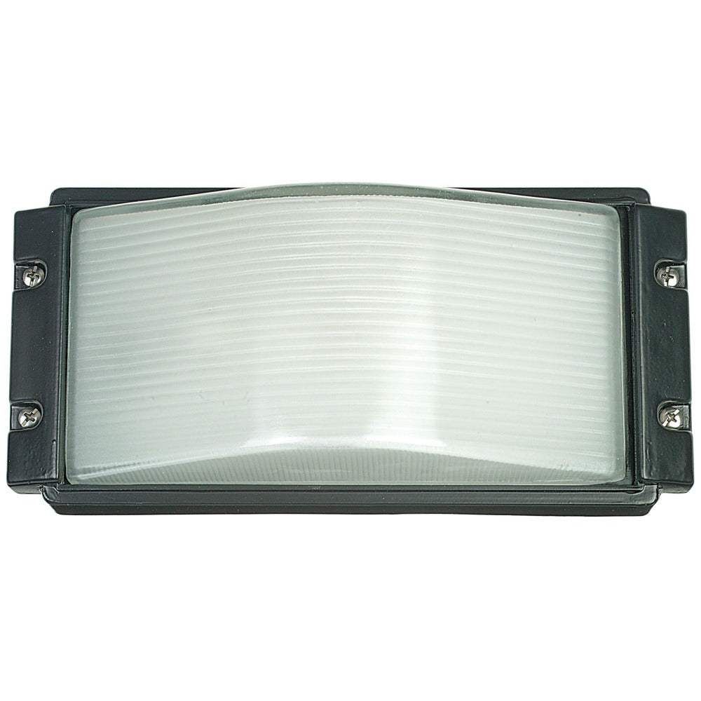 Rectangular Curved Front Bunker Wall Light