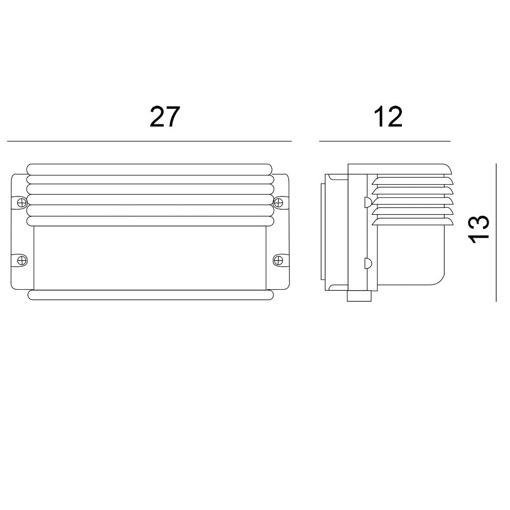 Rectangular Curved Front Bunker with Eyelid Light